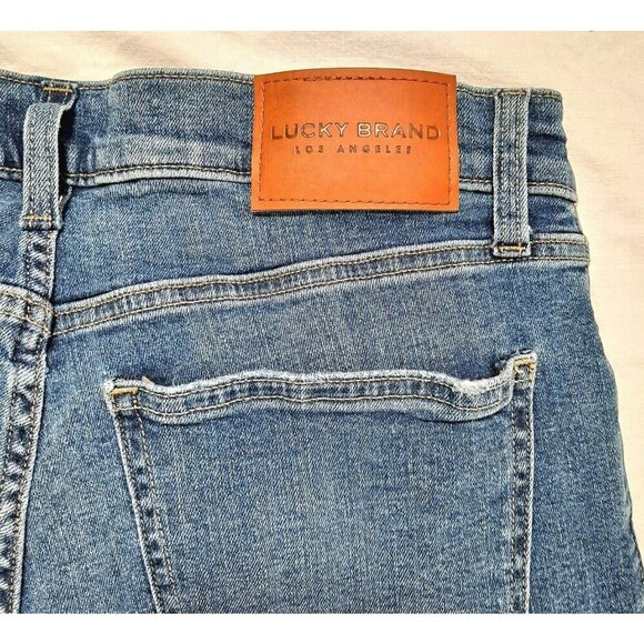 Lucky Brand Mid Rise Crop Ava Ankle Medium Blue Wash Denim Jeans Size 8/29 EUC - Picture 10 of 10
